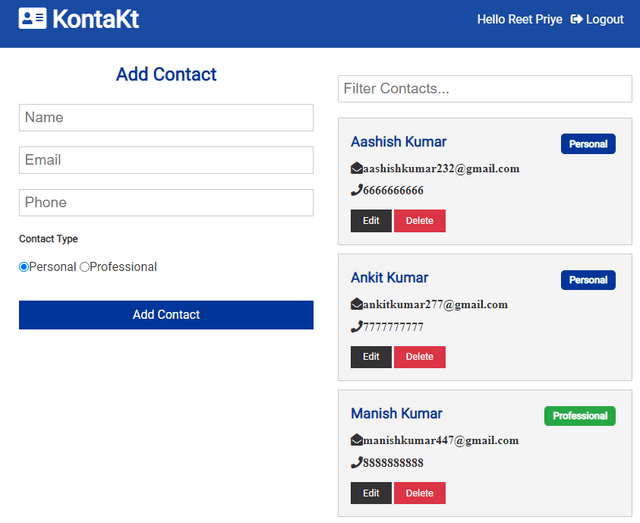 Kontakt